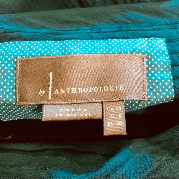 Anthropologie faux wrap midi boho dress high low - Picture 9 of 9